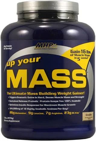 Лот: 3534821. Фото: 1. Гейнер Up Your Mass от MHP (Спортивное... Спортивное питание, витамины