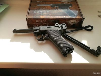 Лот: 10246417. Фото: 1. Umarex P.08 Парабеллум. Б/у почти... Пневматическое оружие