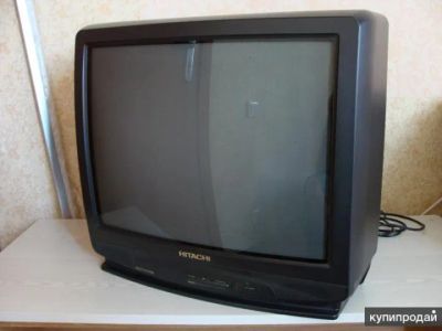 Лот: 25071781. Фото: 1. Телевизор Hitachi C2125MS + FM... Телевизоры