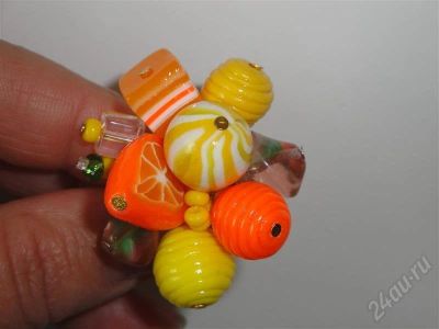 Лот: 510420. Фото: 1. Изделия из полимерной глины кольцо... Кольца, перстни