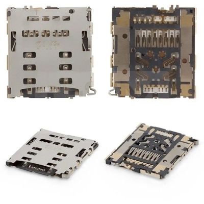 Лот: 25336925. Фото: 1. Коннектор SIM/MMC для Huawei P8... Шлейфы, разъёмы