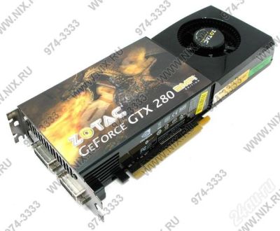 Лот: 237218. Фото: 1. GTX 280 Zotac Цена снижена. Видеокарты