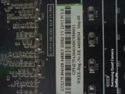 Лот: 19974194. Фото: 1. gtx275. Видеокарты
