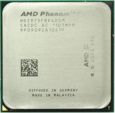 Лот: 16086177. Фото: 1. Процессор AMD Phenom II X4 975... Процессоры