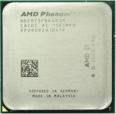 Лот: 16359072. Фото: 1. Процессор AMD Phenom II X4 975... Процессоры