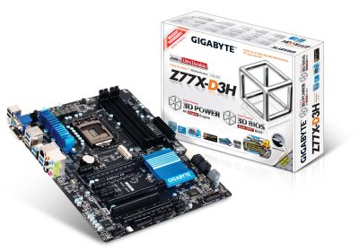Лот: 7966145. Фото: 1. Крутая игровая материнка Z77 Gigabyte... Материнские платы