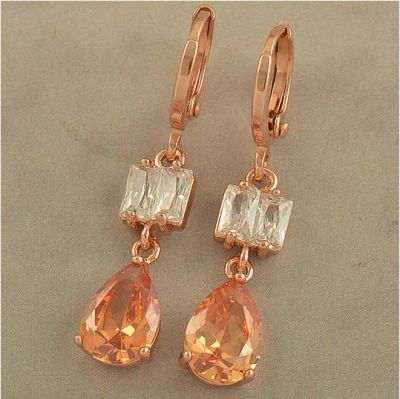 Лот: 3715811. Фото: 1. серьги мода New Fashion Rose Gold... Серьги, каффы