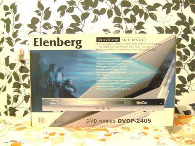 Лот: 3277985. Фото: 1. DVD проигрыватель Elenberg. DVD, Blu-Ray плееры