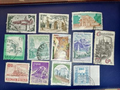 Лот: 25064653. Фото: 1. Марки иностранные. Архитектура... Марки