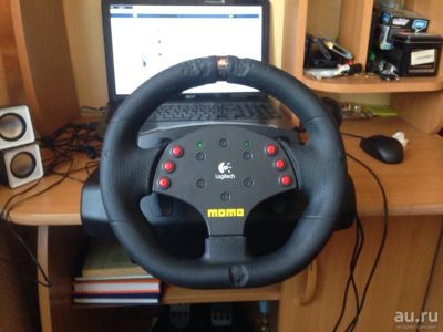 Лот: 8116541. Фото: 1. Игровой руль logitech momo. Аксессуары для игровых приставок, консолей, геймпады