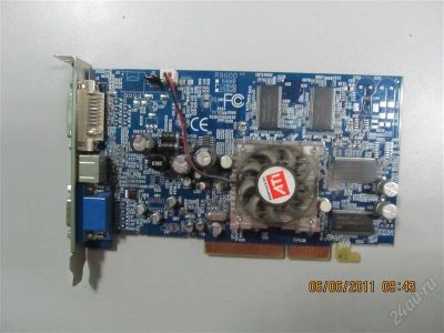 Лот: 1006913. Фото: 1. Видеокарта AGP ATi RadeOn 9600Pro... Видеокарты