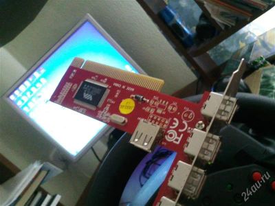 Лот: 982185. Фото: 1. PCI USB. Платы расширения, контроллеры, доп. порты