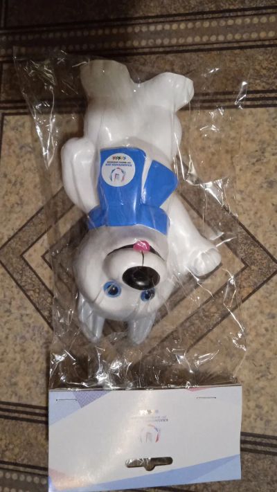 Лот: 19839546. Фото: 1. Юлайка игрушка собака Универсиада. Остальная сувенирная продукция