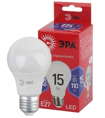 Лот: 24638172. Фото: 1. Лампа 220В LED E27 ЭРА Red Line... Оптика и освещение