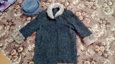 Лот: 3355125. Фото: 1. Пальто+головной убор в подарок... Верхняя одежда