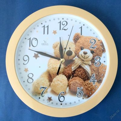 Лот: 5837980. Фото: 1. 🕰 Часы настенные кварцевые круглые... Часы настенные, настольные