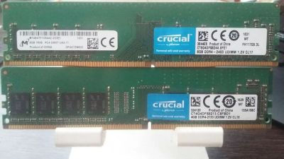 Лот: 17937417. Фото: 1. Crucial 12Gb. DDR 4 8Gb (2400мгц... Оперативная память