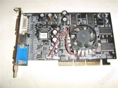 Лот: 605806. Фото: 1. Видеокарта GeForce FX5600XT AGP... Видеокарты