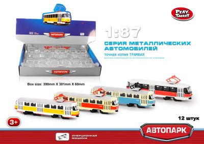 Лот: 9823960. Фото: 1. 1:54 Трамвай. Автомоделизм