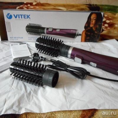 Лот: 15828774. Фото: 1. Фен-щетка VITEK VT-8239 PP. Укладка и стрижка волос, бритьё, эпиляция