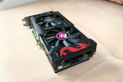 Лот: 16970907. Фото: 1. PowerColor Radeon RX 570 4gb. Видеокарты