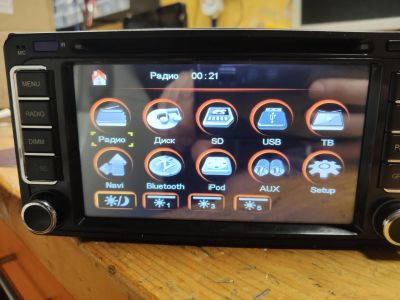 Лот: 17308666. Фото: 1. Магнитола toyota с gps. Автомагнитолы