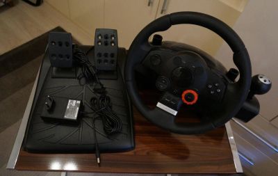 Лот: 9398874. Фото: 1. Руль Logitech driving force gt... Рули, джойстики