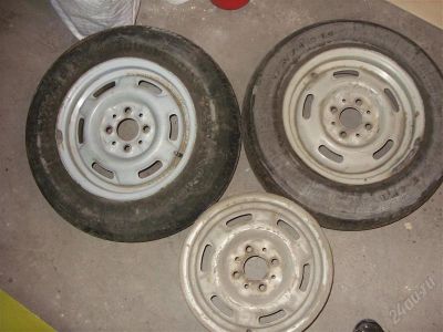 Лот: 952669. Фото: 1. 3 штамповки+резина. Шины на дисках