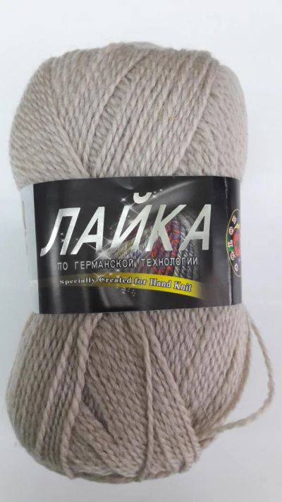 Лот: 7970034. Фото: 1. Пряжа Лайка состав 75% меринос... Ткани, нитки, пряжа