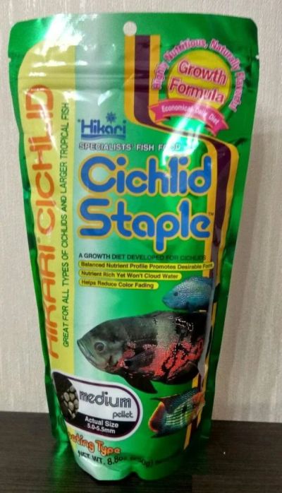 Лот: 10946185. Фото: 1. Корм для цихлид Hikari Cichlid... Корма