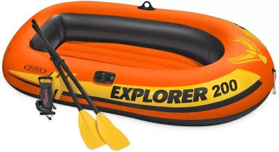 Лот: 23227891. Фото: 1. Лодка 2-х местная intex explorer-200. Лодки и катера