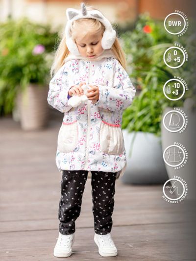 Лот: 24993607. Фото: 1. Парка для девочки batik Жизель... Другое (спортивная одежда)
