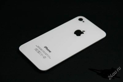 Лот: 2451325. Фото: 1. задняя крышка iphone 4g белая... Корпуса, клавиатуры, кнопки