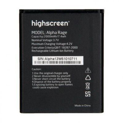 Лот: 12156377. Фото: 1. АКБ Original Highscreen ALPHA... Аккумуляторы