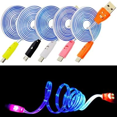 Лот: 6964097. Фото: 1. MicroUSB led кабель светодиодный... Дата-кабели, переходники