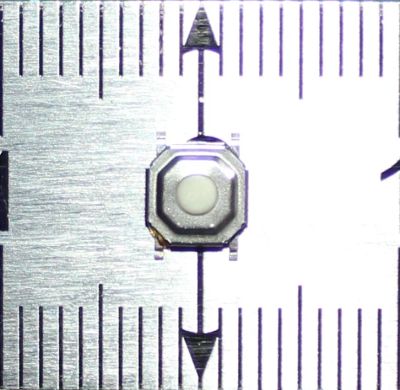 Лот: 7259622. Фото: 1. Тактильный переключатель 1.5 SMD... Реле, тумблеры, переключатели