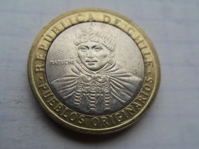 Лот: 9912857. Фото: 1. Чили 100 песо 2006. Америка