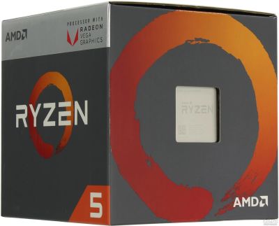 Лот: 13924075. Фото: 1. Процессор AMD Ryzen 5 2400G Box... Процессоры