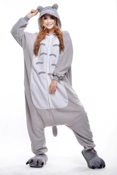 Лот: 10536549. Фото: 1. Кигуруми Тоторо, пижама, kigurumi... Взрослые карнавальные костюмы