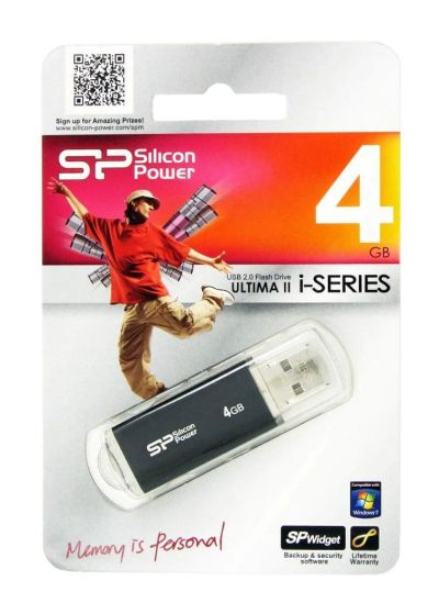 Лот: 5171940. Фото: 1. 4GB USB Flash, Silicon Power Ultima... USB-флеш карты