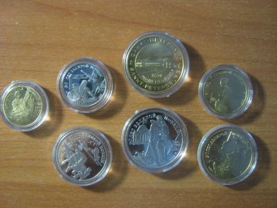 Лот: 4657746. Фото: 1. Комплект монет 50 лет Великой... Россия после 1991 года