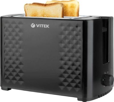 Лот: 11697993. Фото: 1. Тостер VITEK VT 1586 BK. Кухонная