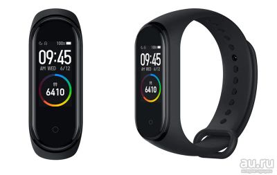 Лот: 16754317. Фото: 1. Xiaomi Mi Band 4 Чёрный. РосТест... Смарт-часы, фитнес-браслеты, аксессуары