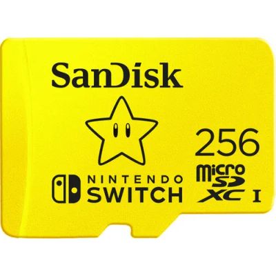 Лот: 24616924. Фото: 1. Карта памяти SanDisk 256GB Nintendo... Карты памяти
