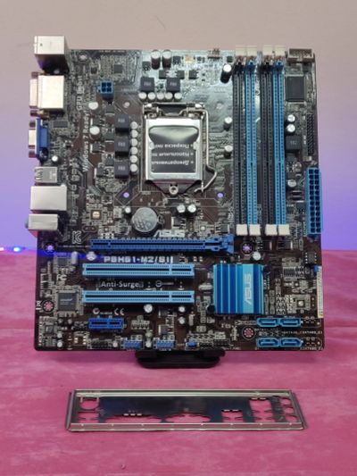 Лот: 23518220. Фото: 1. Мат. плата ASUS P8H61-M2/SI/LGA1155... Материнские платы