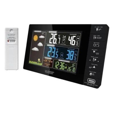 Лот: 24596161. Фото: 1. Метеостанция La Crosse Technology... Часы настенные, настольные