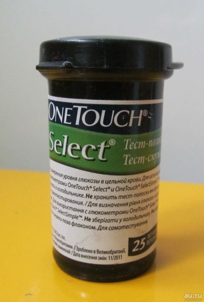 Лот: 13488659. Фото: 1. Тест-полоски One Touch Select... Другое (медицина)