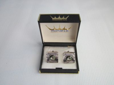 Лот: 19304226. Фото: 1. Запонки Monarch №32006 Rhodium... Другое (ювелирные изделия, бижутерия, часы)