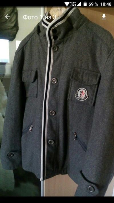 Лот: 11018968. Фото: 1. Moncler пальто мужское. Верхняя одежда