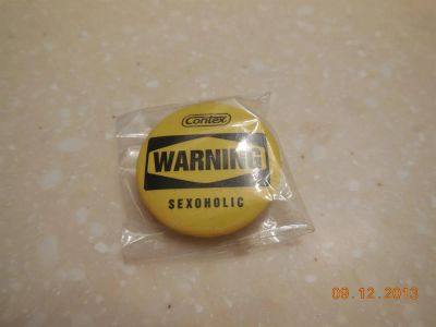 Лот: 3490154. Фото: 1. Значок Contex Warning Sexogolic. Сувенирные